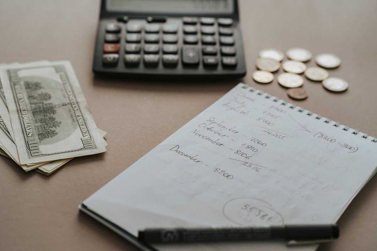 Credit Card Debt Relief — notebook on a table