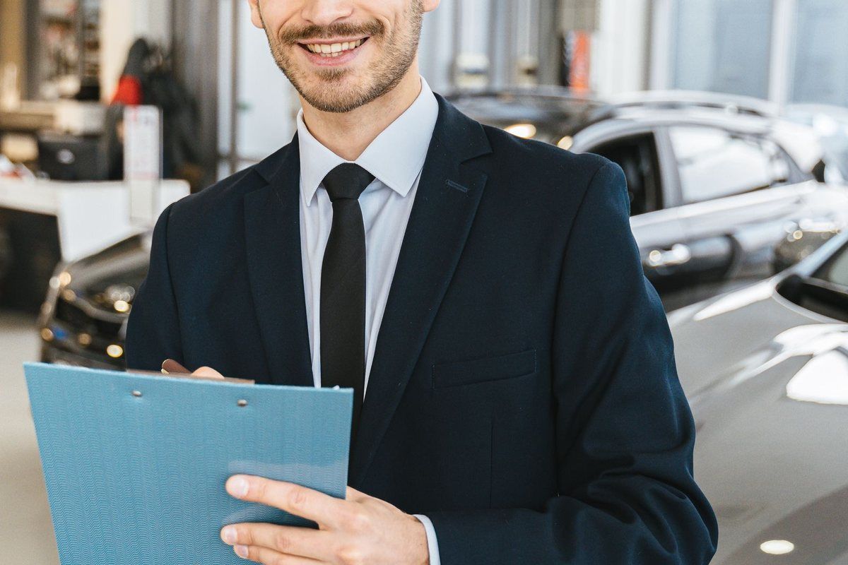 Alternatives to Chapter 13 — salesman with a blue folder